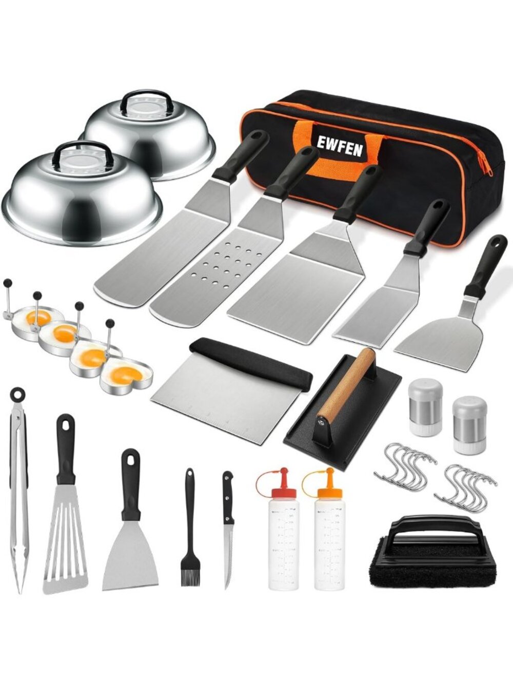 35PCS Griddle Accessories Set - Essential Tools for Outdoor BBQ & Grilling
